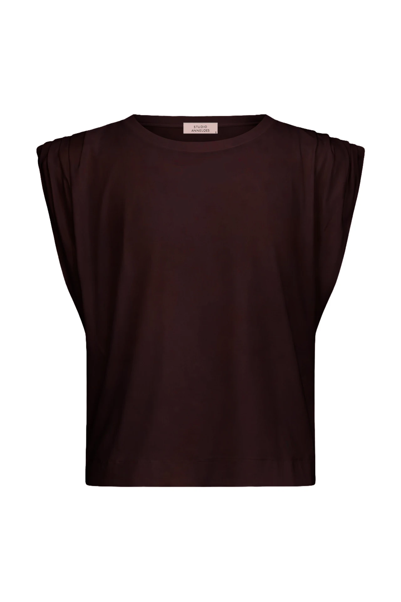 Studio Anneloes Leona Top, kleur espresso, dames top